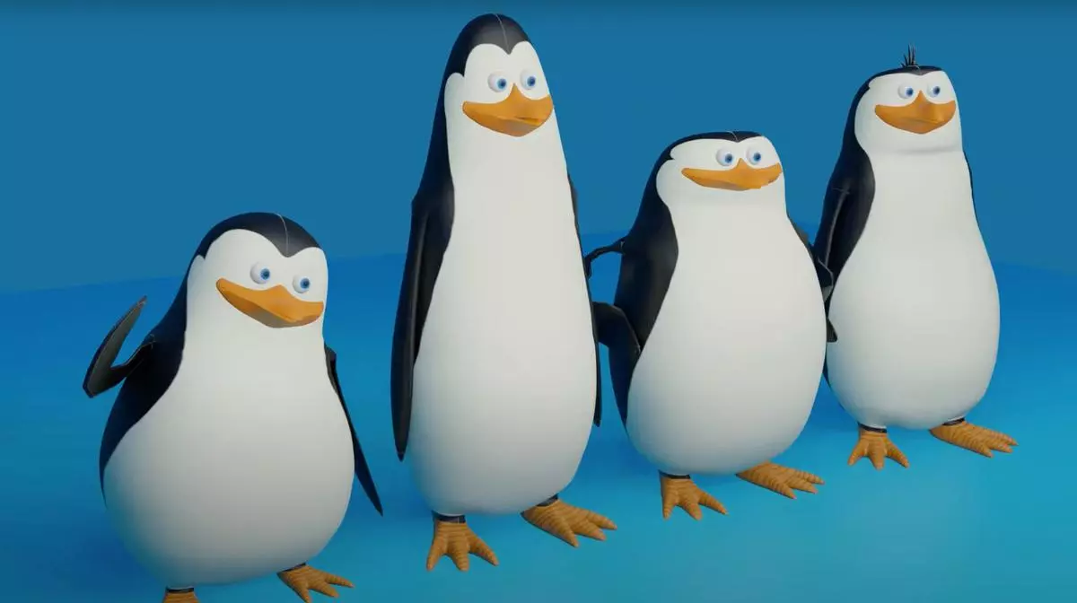 los pinguinos me la van a mascar meme image