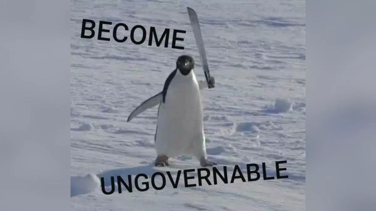 become ungovernable meme image