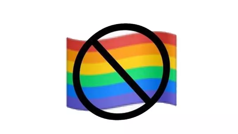 crossed out pride flag emoji combination meme image