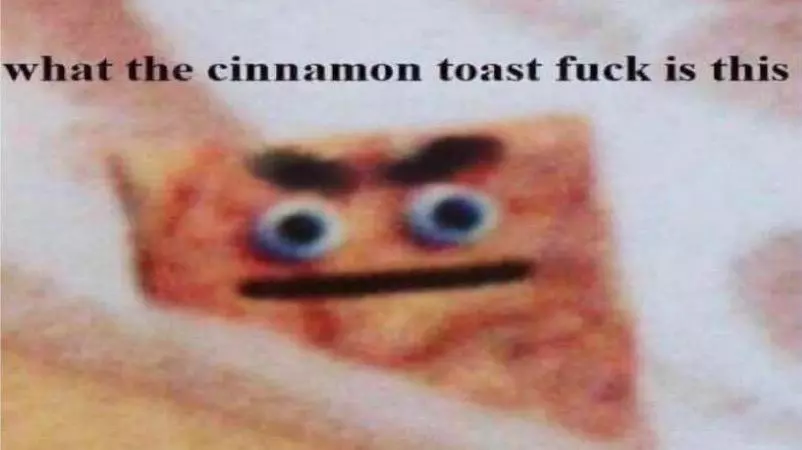 what the cinnamon toast fuck is this meme image