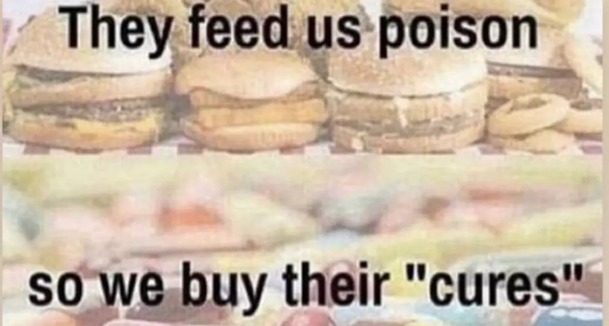 they feed us poison meme image