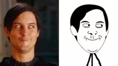tobey maguire face