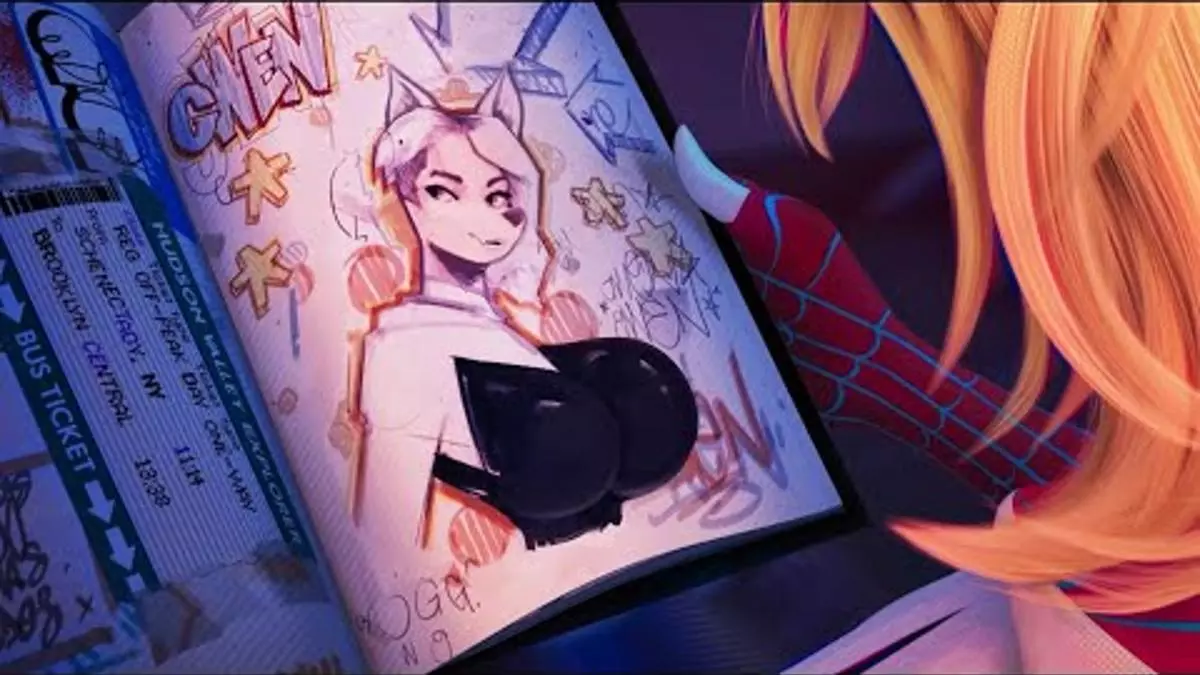 are these your drawings gwen finds miles morales drawings meme image