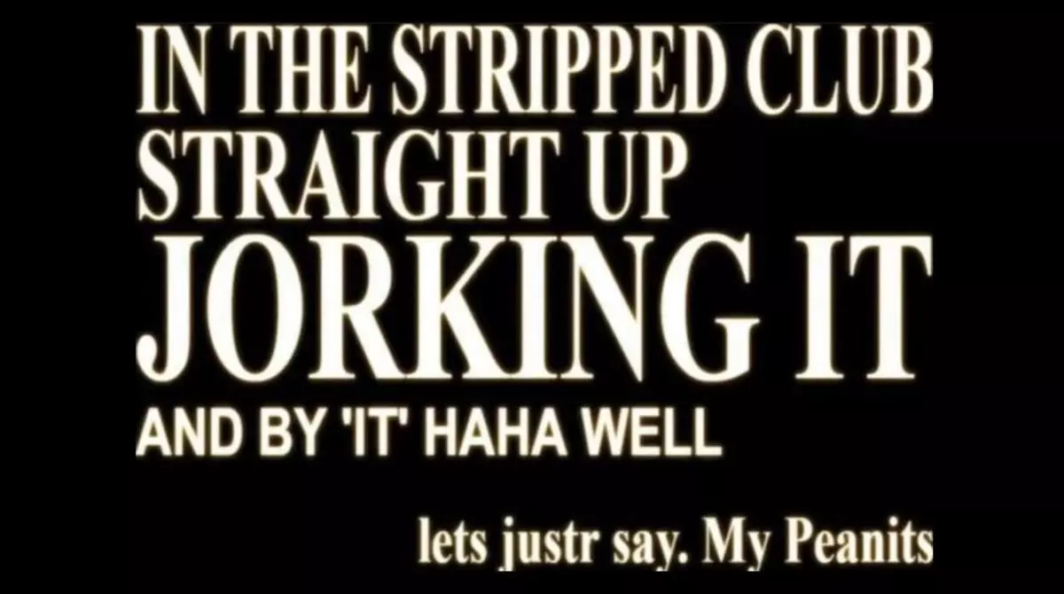 in the stripped club straight up jorking it meme image