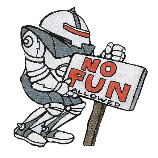 no fun allowed meme image