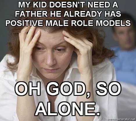 single mom depressed mom meme image