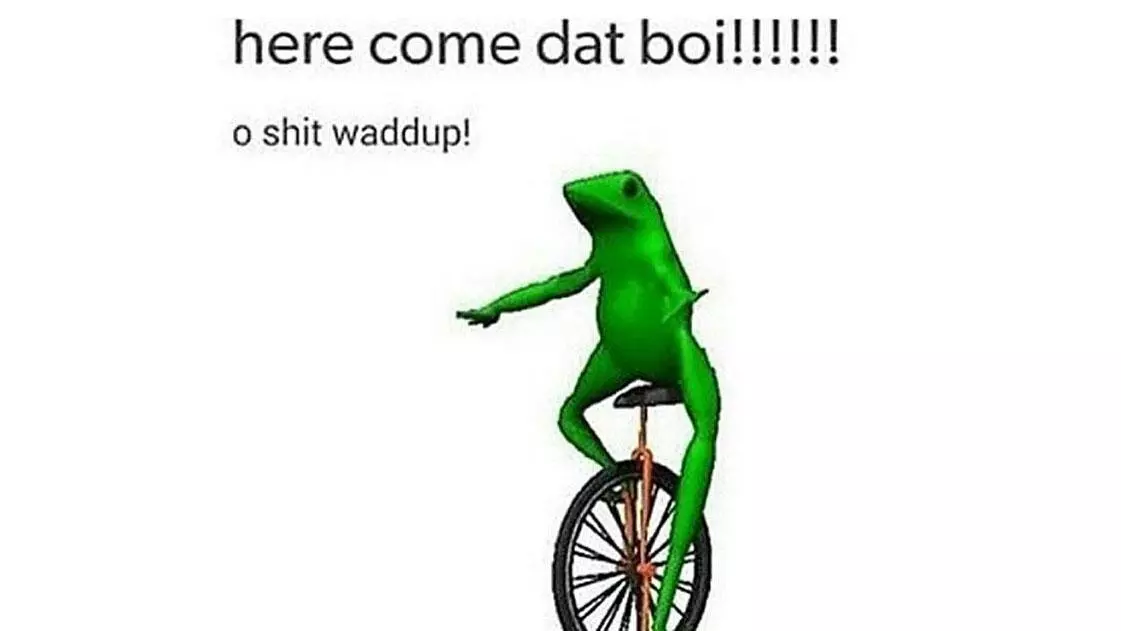 dat boi meme image