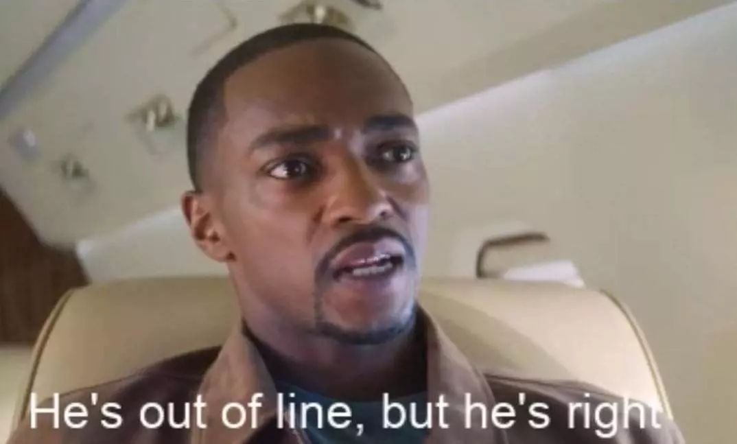 hes out of line but hes right meme image