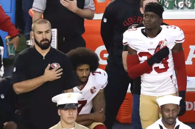 colin kaepernick national anthem controversy meme image