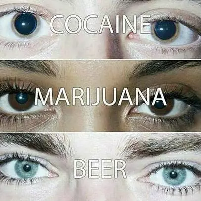 cocaine marijuana beer meme image