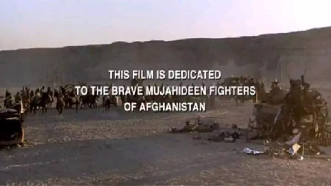 this film is dedicated to the brave mujahideen fighters of afghanistan meme image