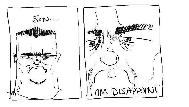 son i am disappoint meme image