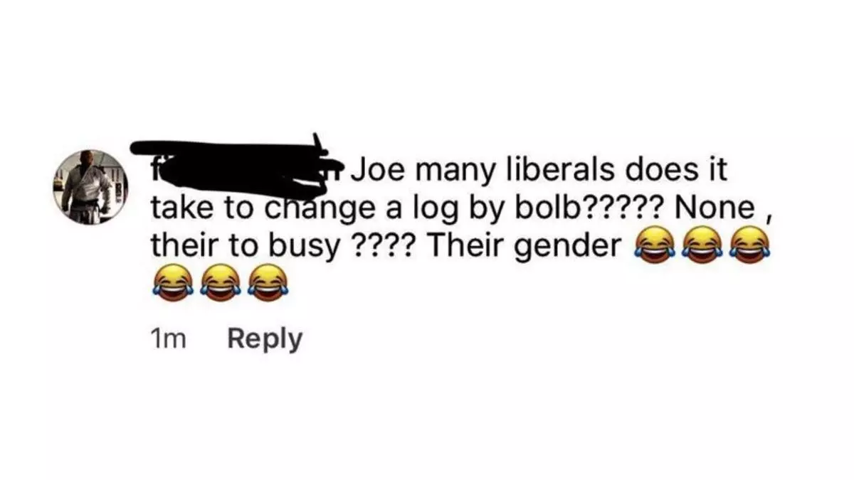 joe many liberals does it take to change a log by bolb meme image