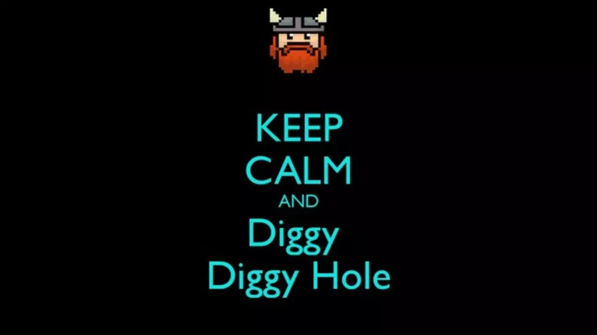 diggy diggy hole meme image