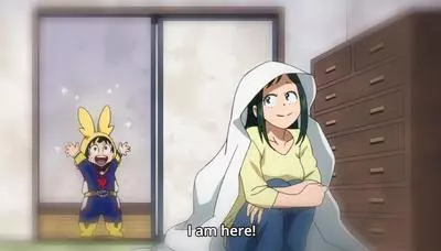 deku playing with his mother watashi wa kita