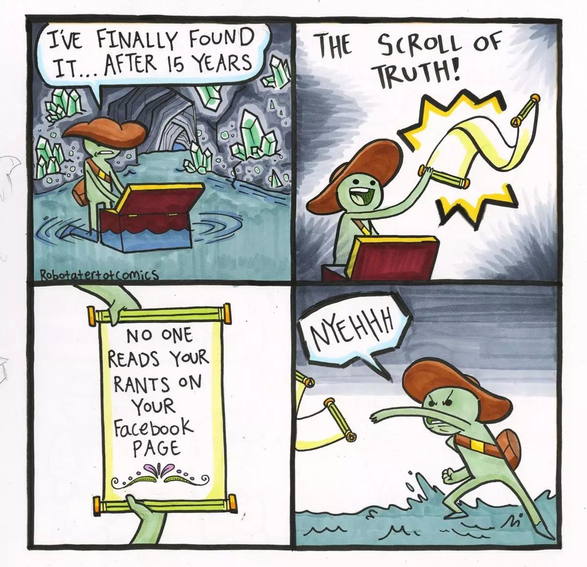 the scroll of truth meme image