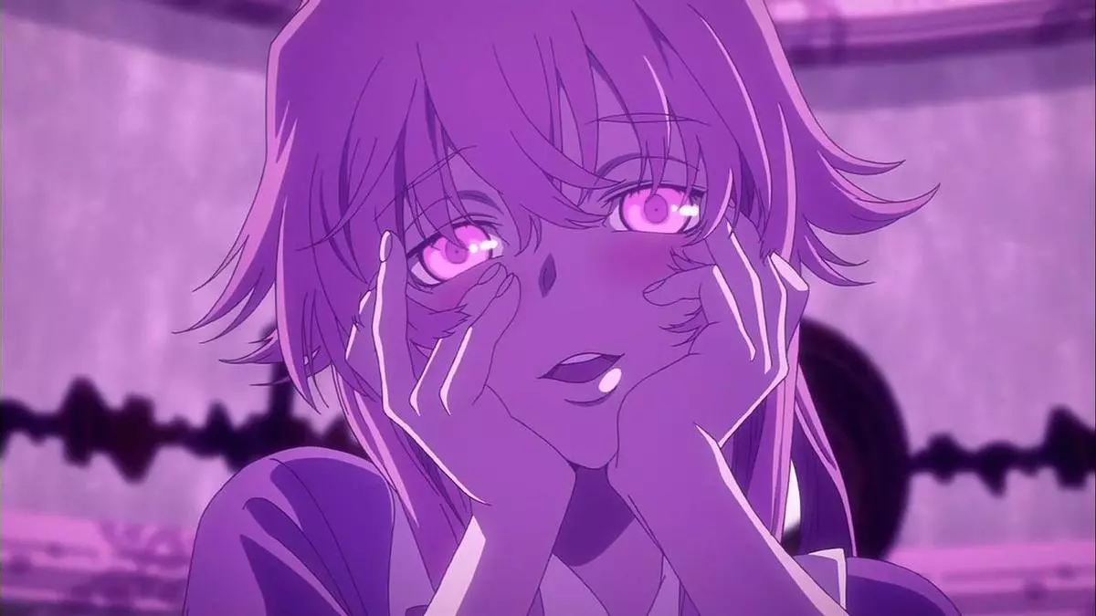 mirai nikki yandere face meme image