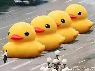 big yellow duck