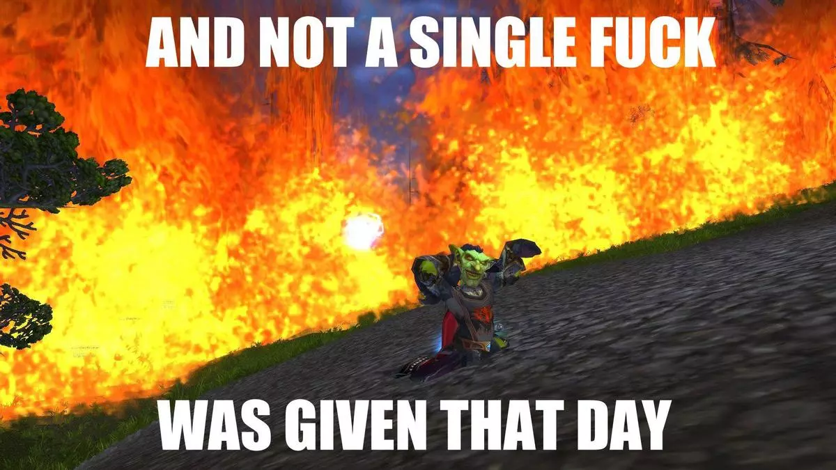 and not a single fuck was given that day meme image