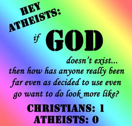 checkmate atheists meme image