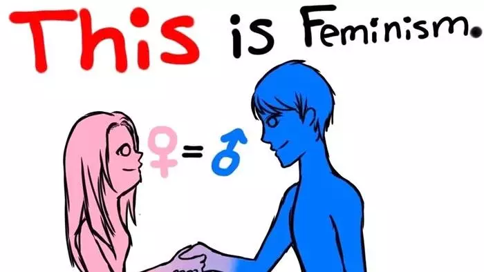 this is feminism meme image