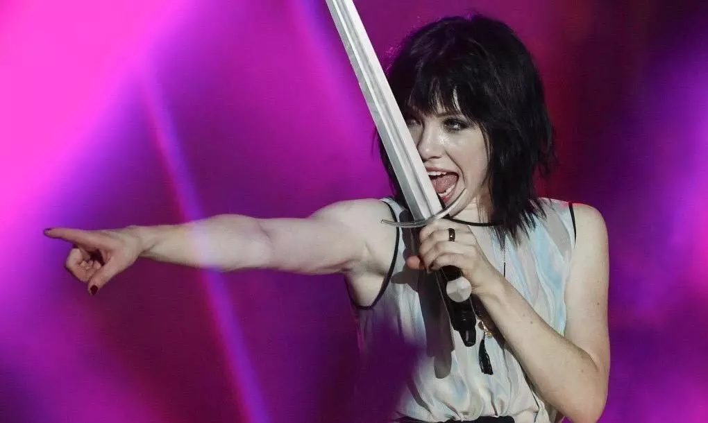 give carly rae jepsen a sword meme image