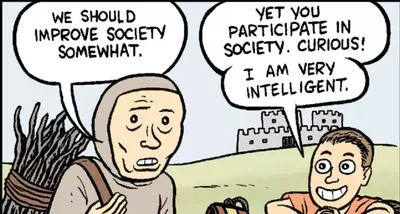 we should improve society somewhat