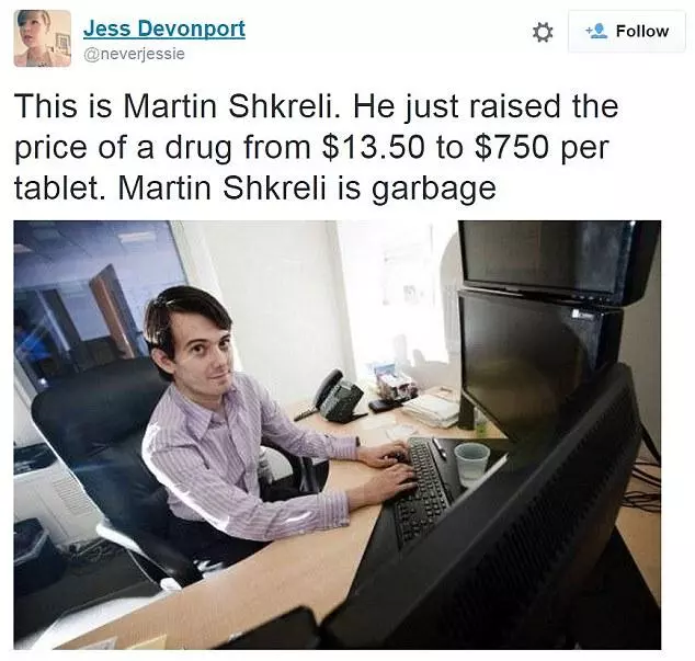 daraprim price hike meme image