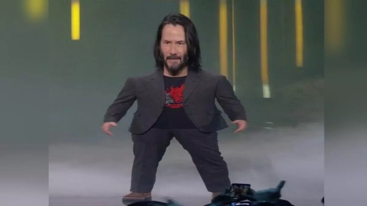 mini keanu reeves meme image