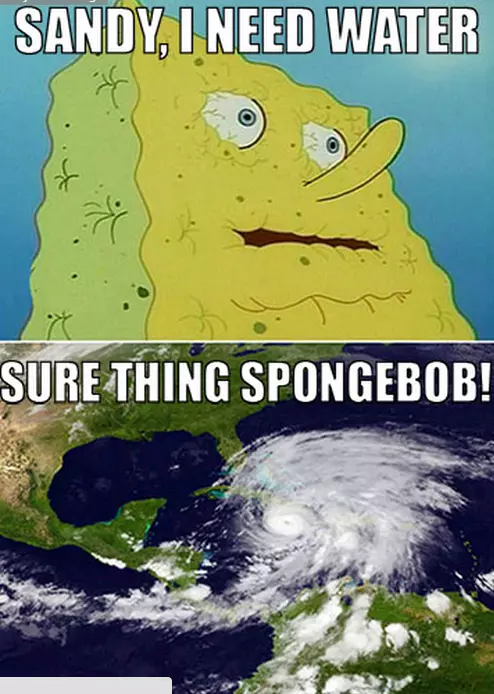 2012 hurricane sandy meme image