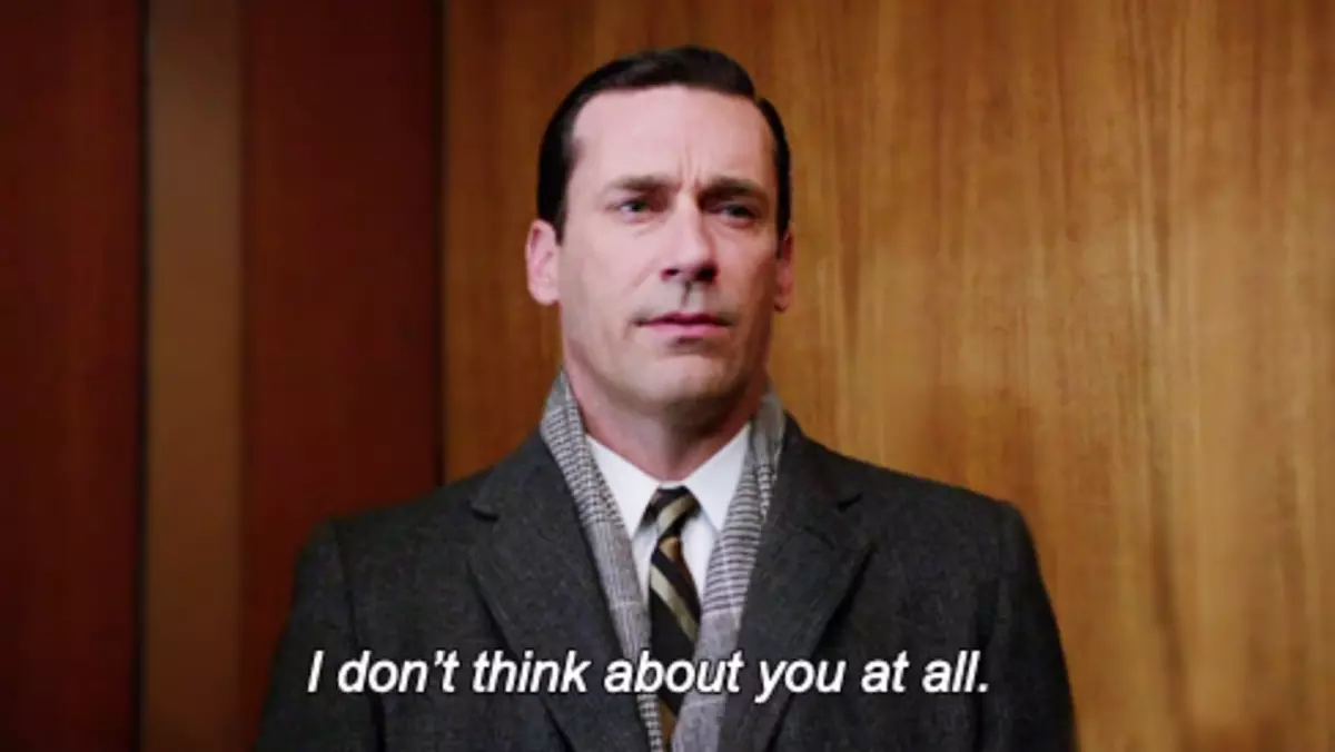i feel bad for you i dont think about you at all meme image