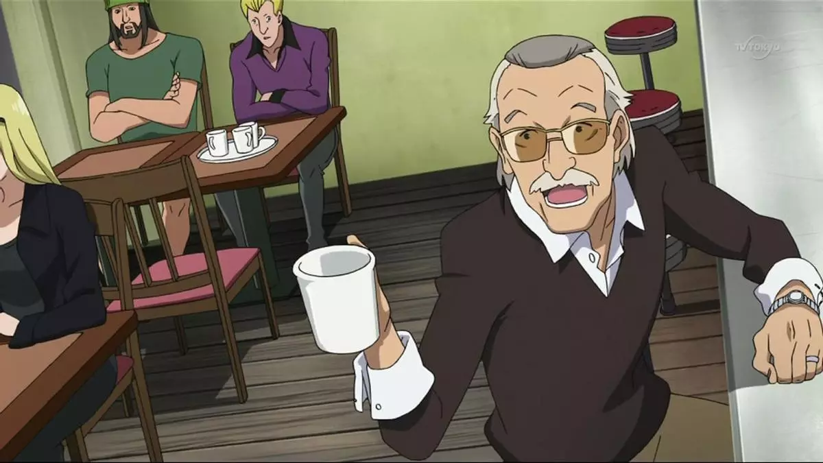 stan lee asking for coffee meme image