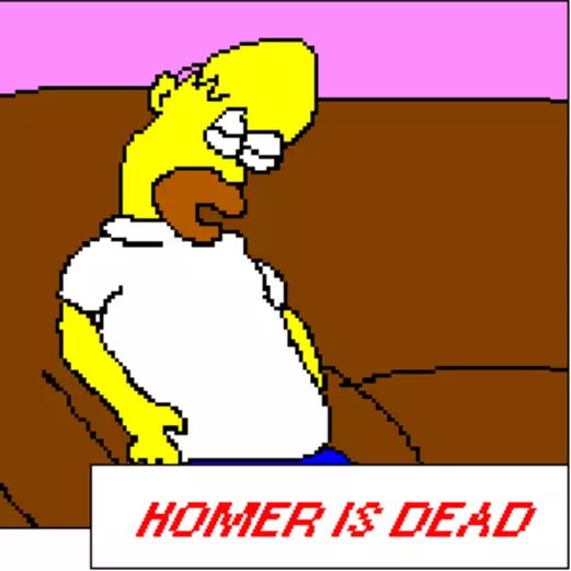 homer is dead meme image