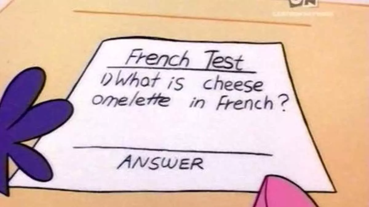 omelette du fromage meme image