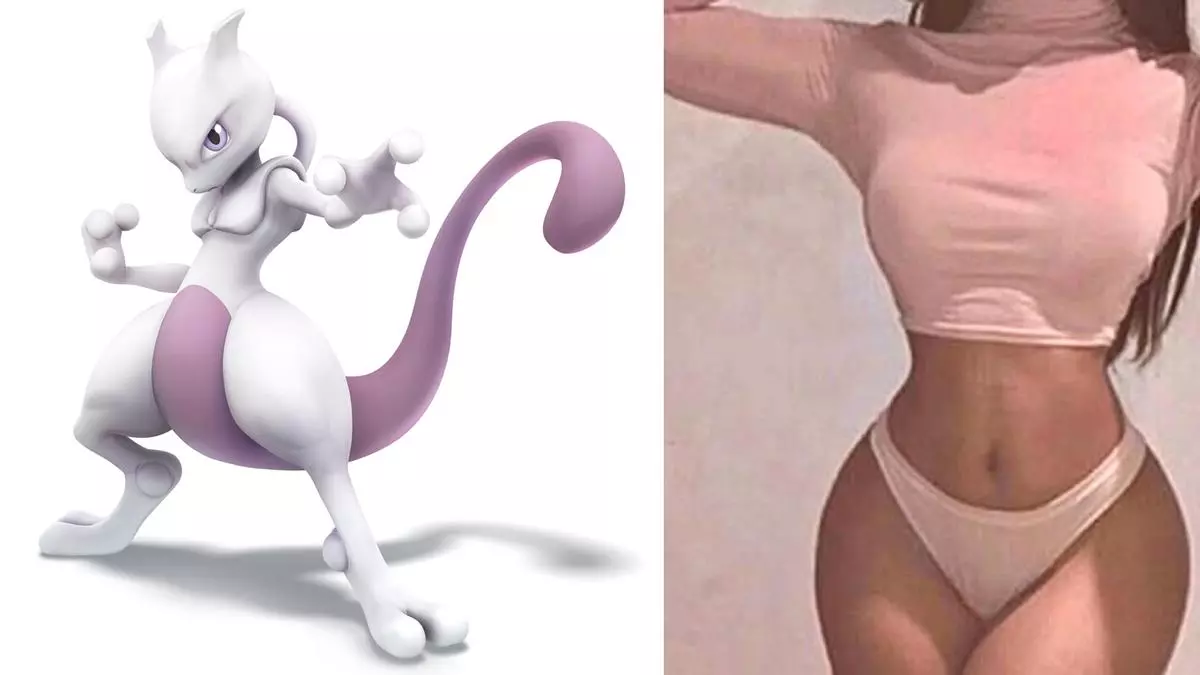 mewtwo shaped girls meme image