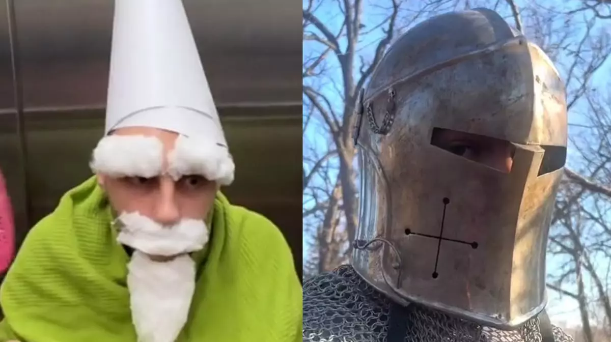 gnomes vs knights meme image