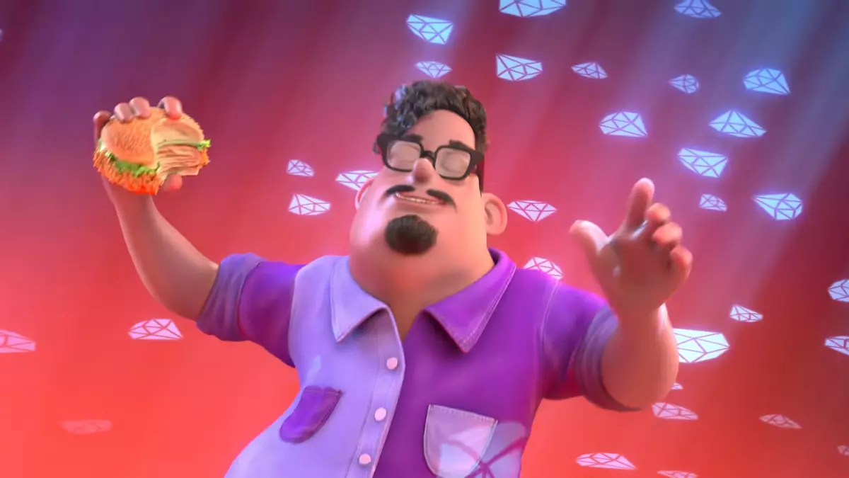 grubhub delivery dance ad meme image