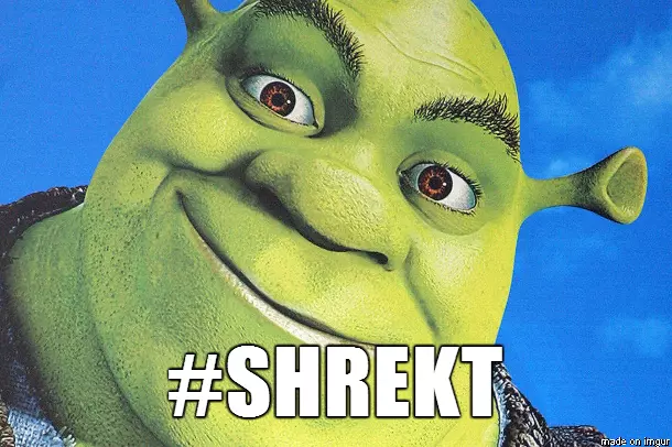 shrekt meme image