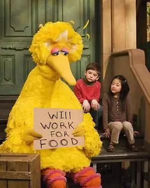 fired big bird mitt romney hates big bird meme image