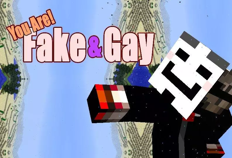 fake and gay meme image