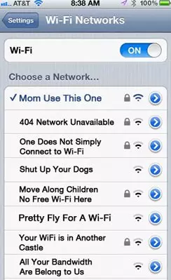 funny wifi names meme image