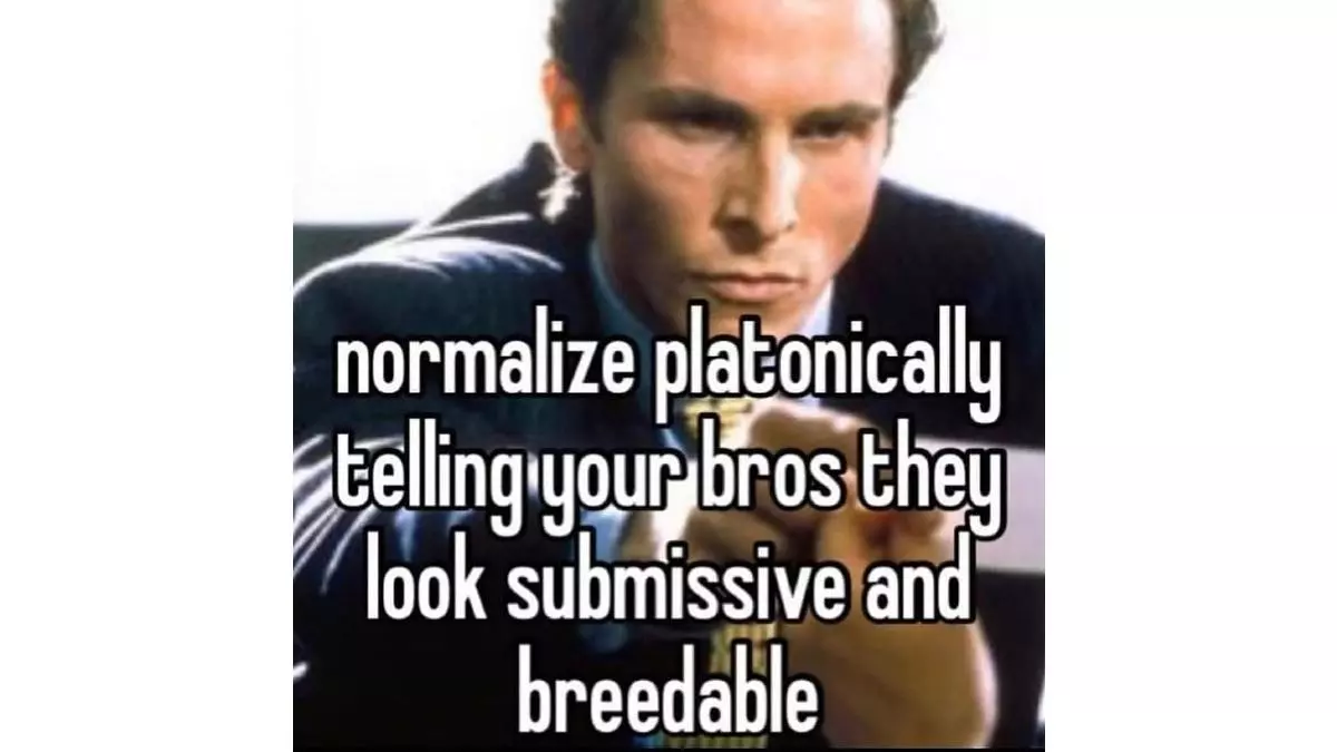 submissive and breedable meme image