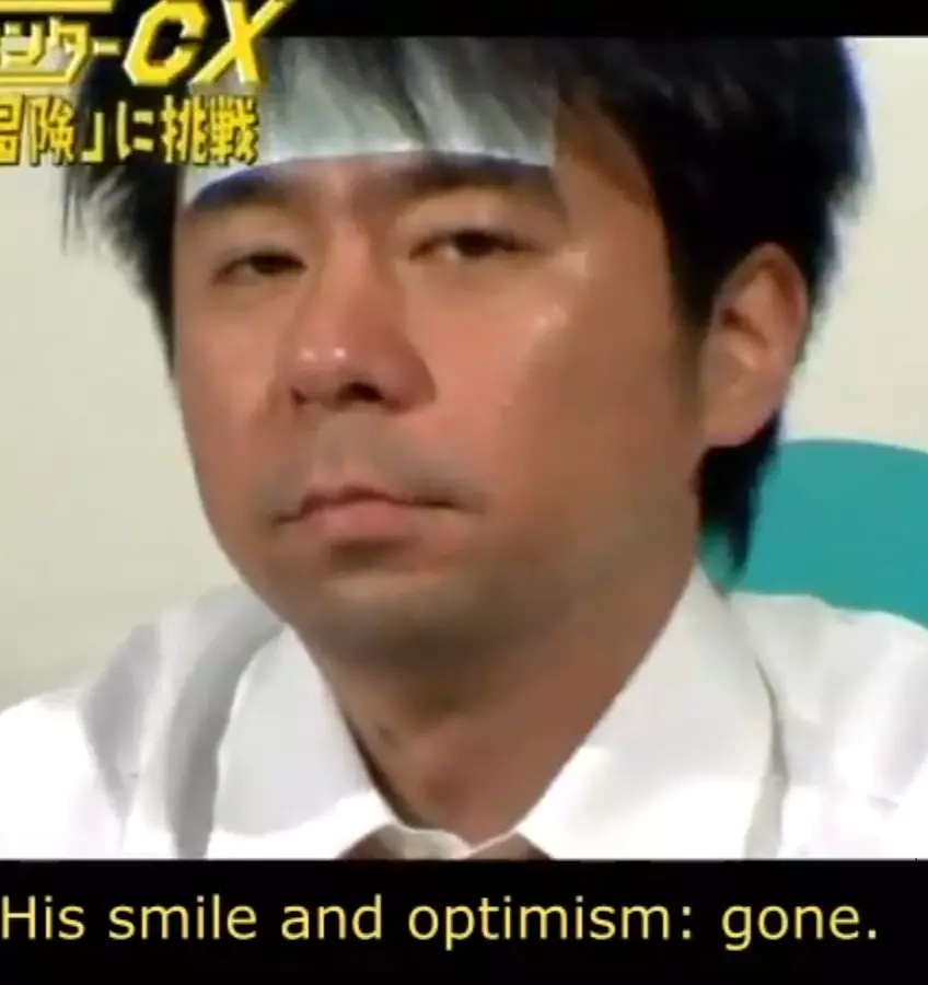 his smile and optimism gone meme image