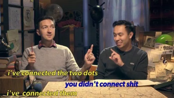 ive connected the two dots meme image