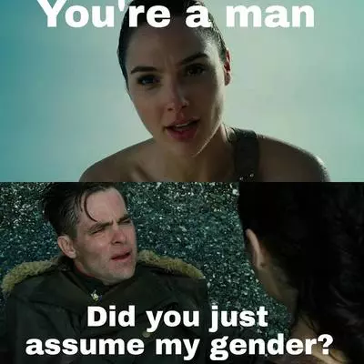 did you just assume my gender