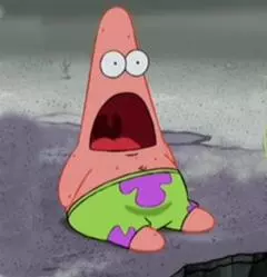 surprised patrick meme image