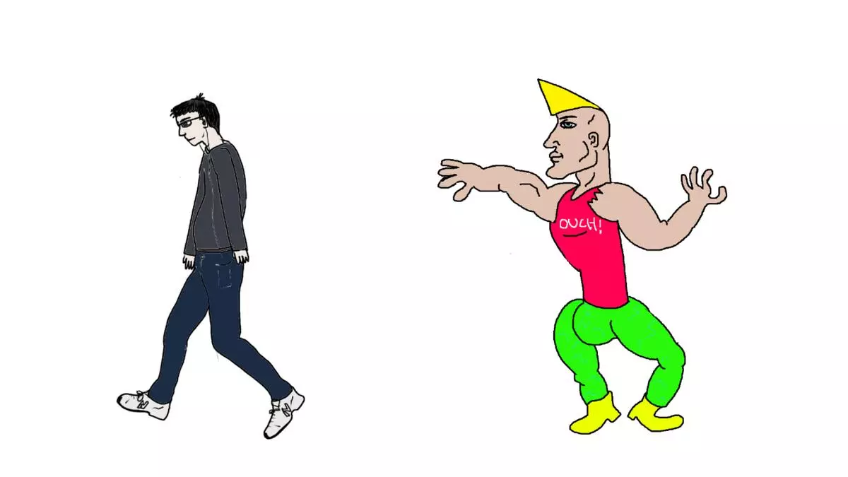 virgin vs chad meme image