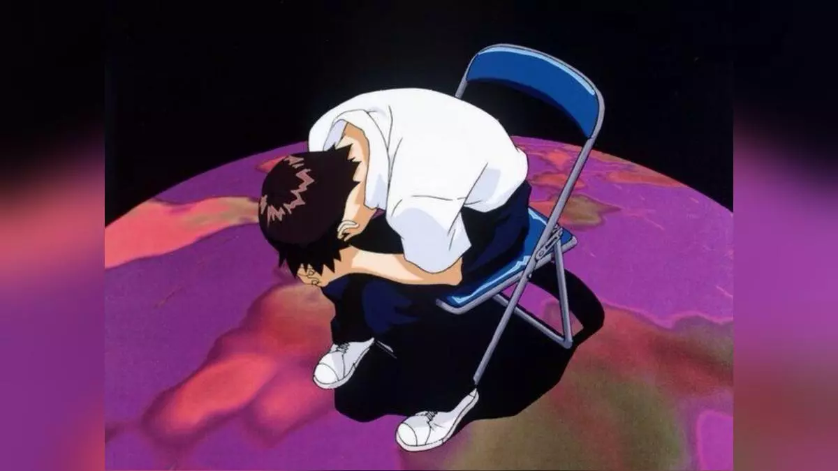 shinji in a chair meme image