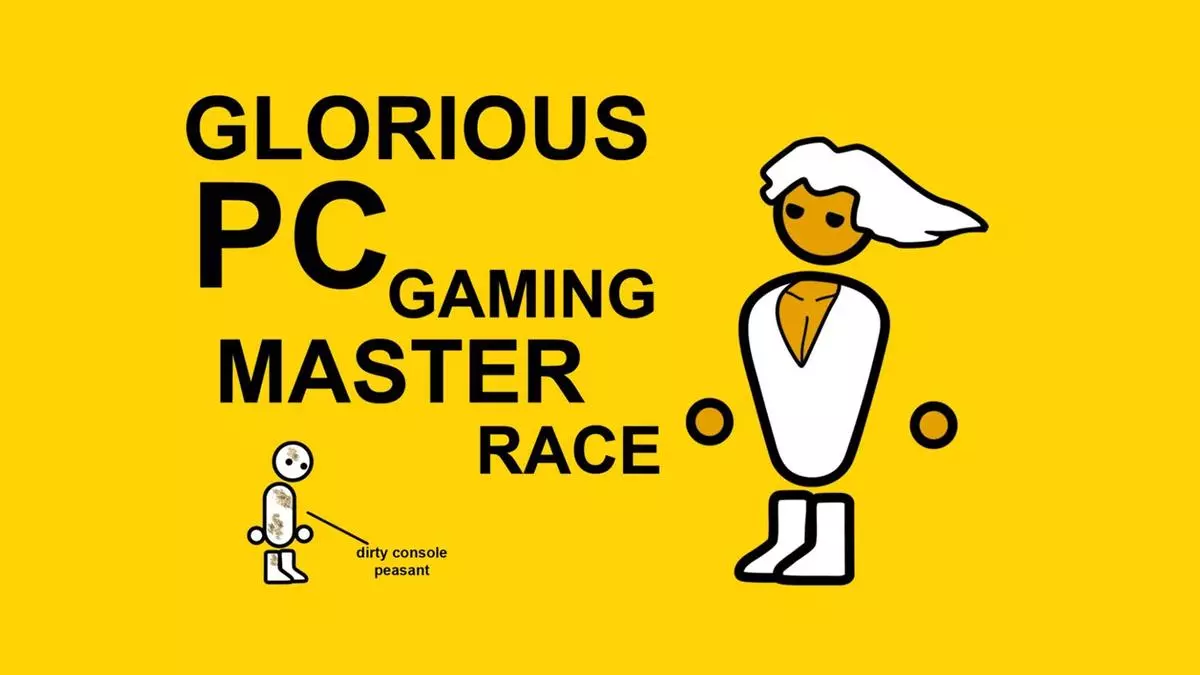 the glorious pc gaming master race meme image