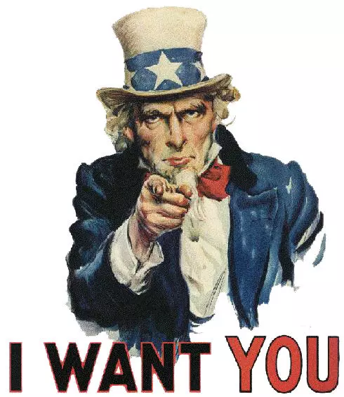 uncle sams i want you poster meme image